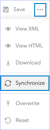 Synchronize field edits on the Options menu Synchronize field edits on the Options menu